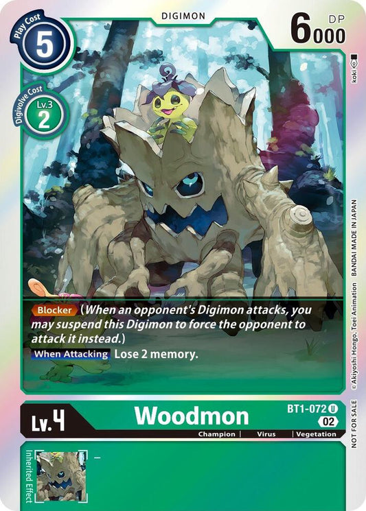 Woodmon (Official Tournament Pack Vol. 6) - Release Special Booster 1.0 (BT01-03A)