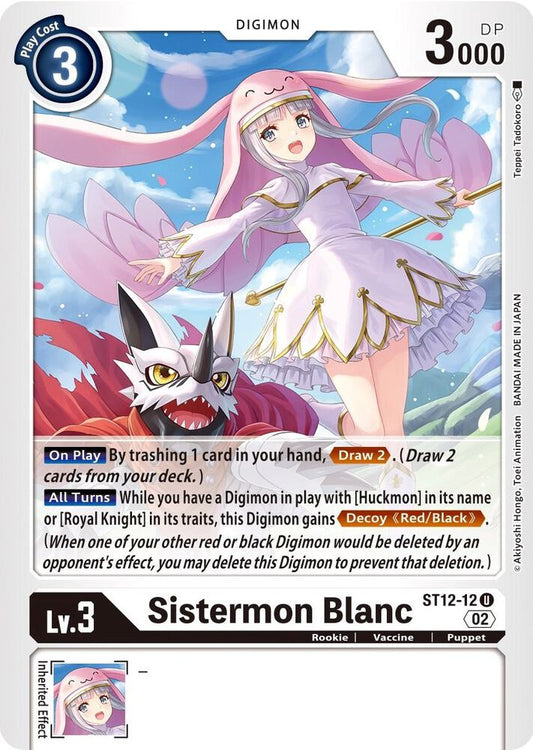 Sistermon Blanc - Starter Deck 12: Jesmon (ST-12)