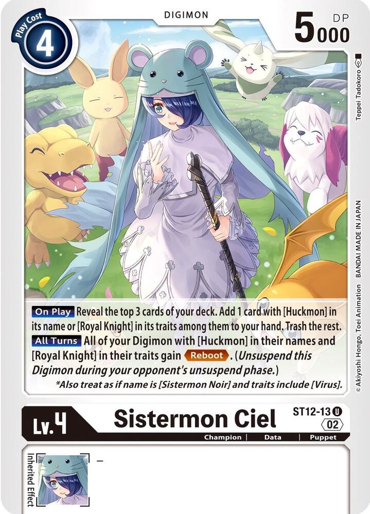 Sistermon Ciel - Starter Deck 12: Jesmon (ST-12)