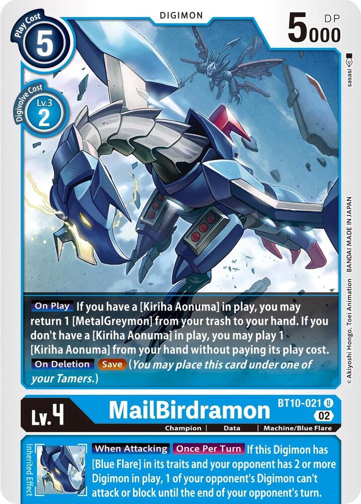 MailBirdramon - Xros Encounter (BT10)