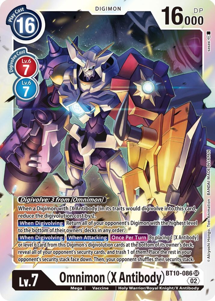 Omnimon (X Antibody) - Xros Encounter (BT10)