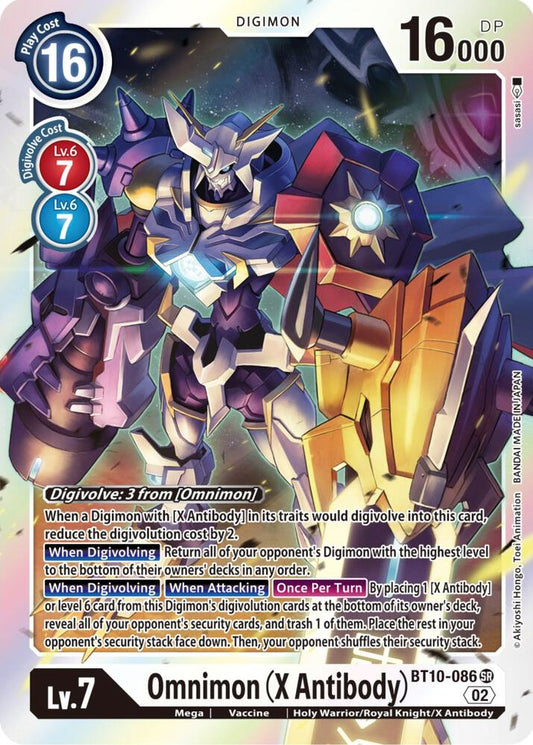Omnimon (X Antibody) - Xros Encounter (BT10)