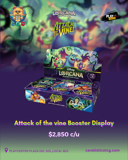 Lorcana: Attack of the vine - Booster Display