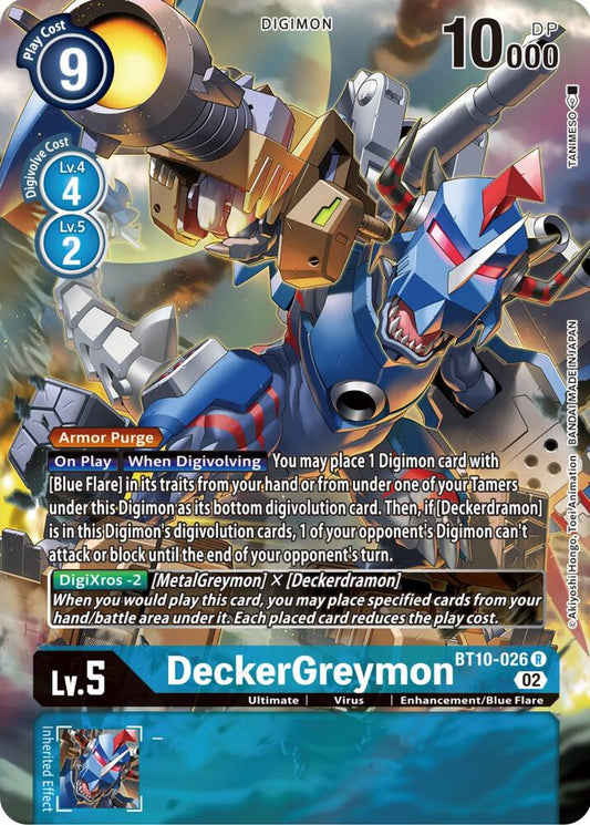 DeckerGreymon (Alternate Art) - Xros Encounter (BT10)