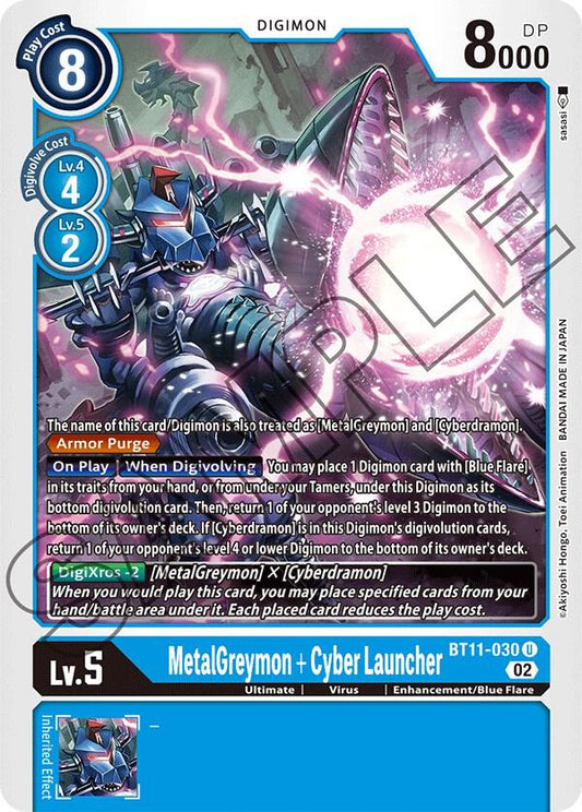 MetalGreymon + Cyber Launcher - Dimensional Phase (BT11)