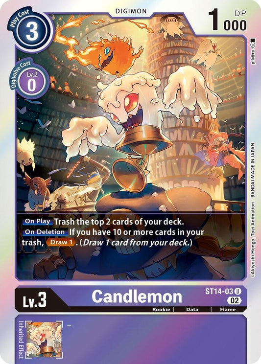 Candlemon - Starter Deck 14: Beelzemon Advanced Deck Set (ST-14)