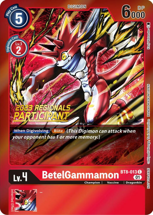 BetelGammamon (2023 Regionals Participant) - New Awakening (BT08)