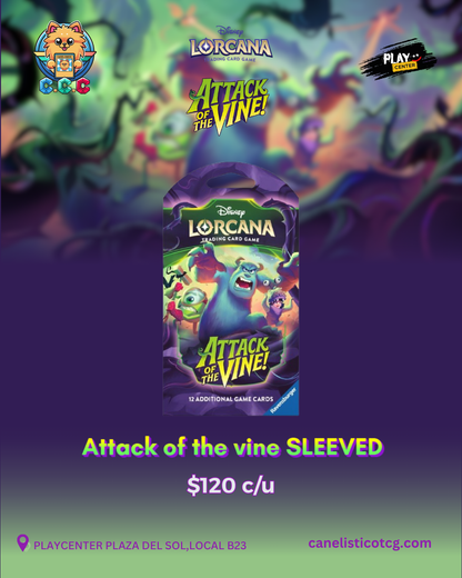 Lorcana: Attack of the vine - Sleeved