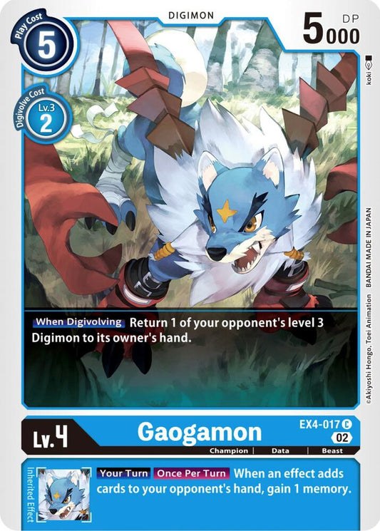 Gaogamon - Alternative Being Booster (EX04)