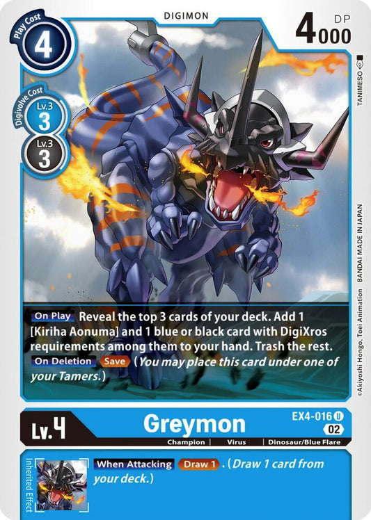 Greymon - EX4-016 - Alternative Being Booster (EX04)