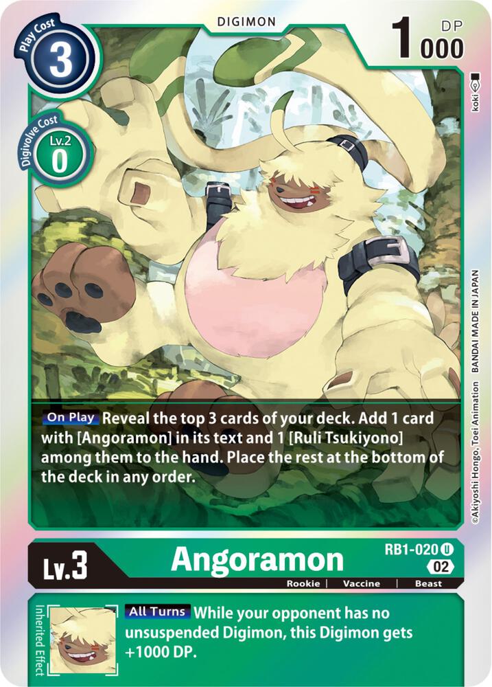 Angoramon - Resurgence Booster (RB-01)
