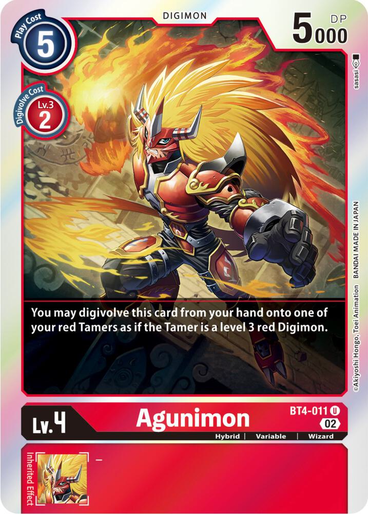 Agunimon (Resurgence Booster Reprint) - Resurgence Booster (RB-01)