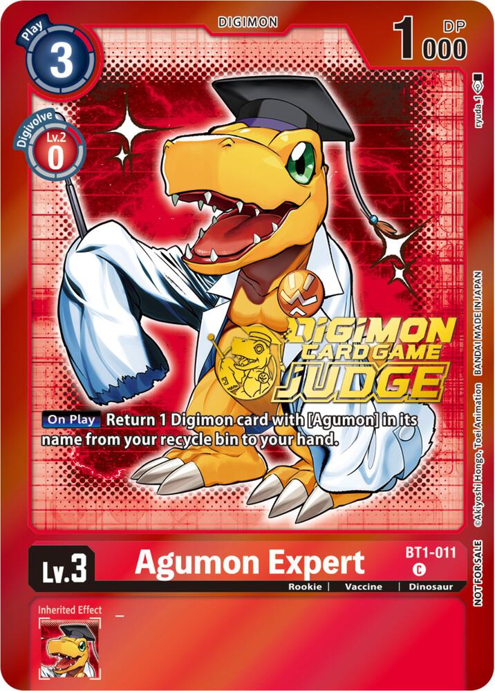 Agumon Expert - BT1-011 (Judge Pack 4) - Release Special Booster 1.0 (BT01-03A)