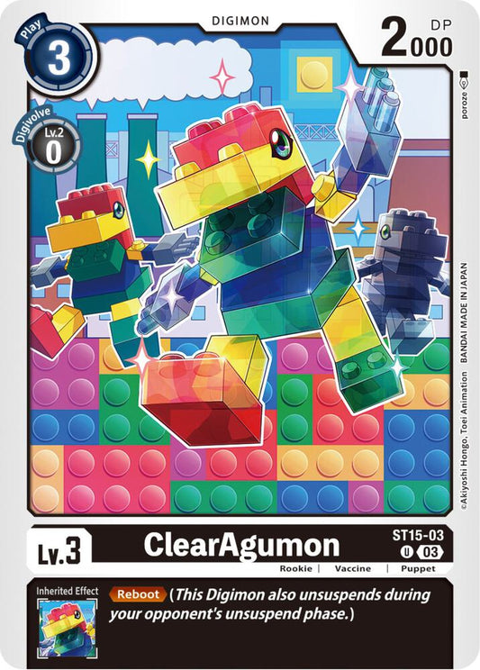 ClearAgumon - Starter Deck 15: Dragon of Courage (ST-15)