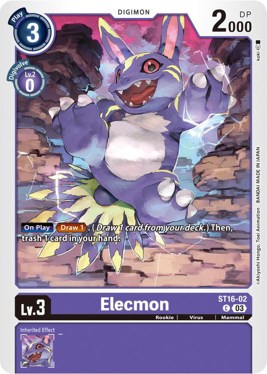 Elecmon - Starter Deck 16: Wolf of Friendship (ST-16)