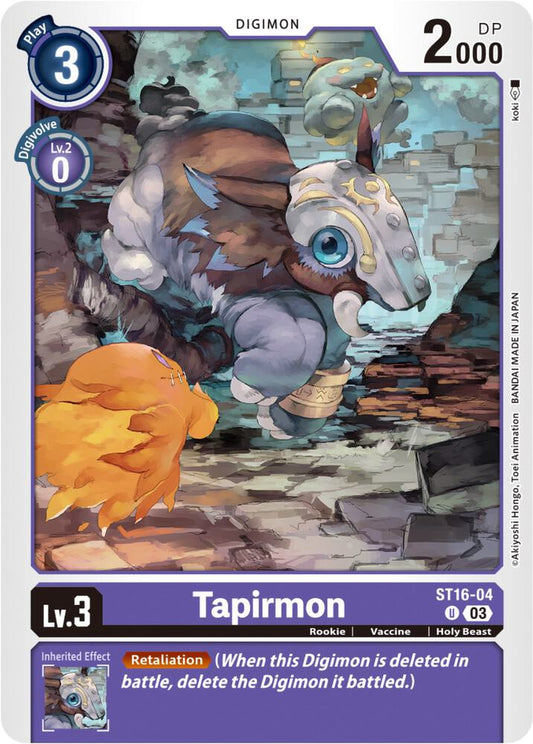 Tapirmon - Starter Deck 16: Wolf of Friendship (ST-16)