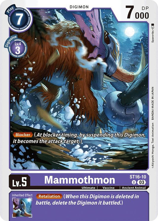 Mammothmon - Starter Deck 16: Wolf of Friendship (ST-16)