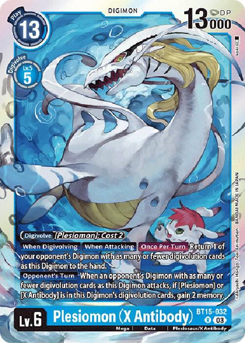 Plesiomon (X Antibody) - Exceed Apocalypse (BT15)