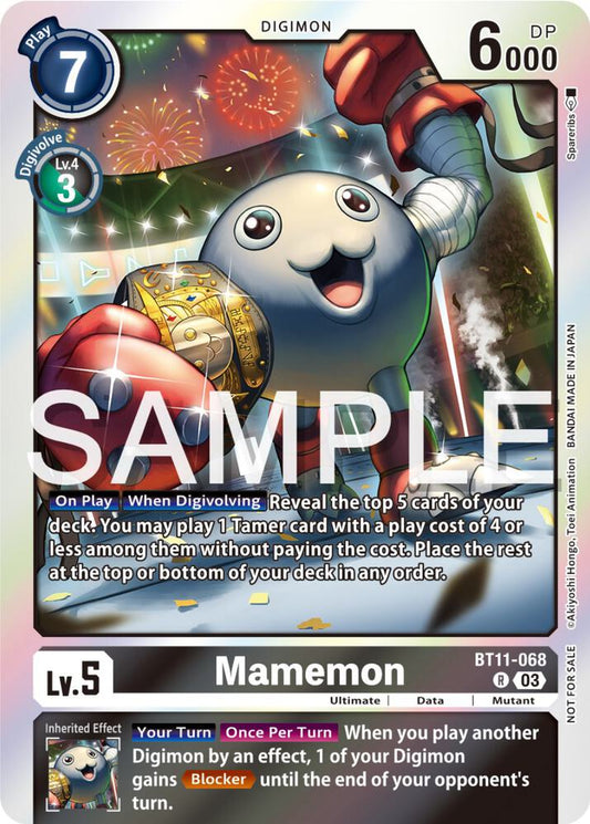 Mamemon (Official Tournament Pack Vol.12) - Dimensional Phase (BT11)
