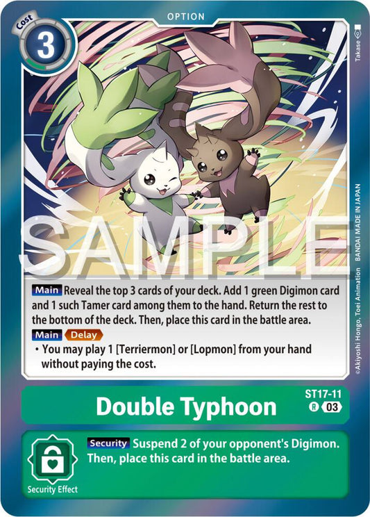 Double Typhoon - Starter Deck 17: Double Typhoon Advanced Deck Set (ST-17)