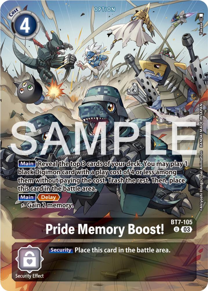 Pride Memory Boost! (Bonus Pack) - Starter Deck 17: Double Typhoon Advanced Deck Set (ST-17)