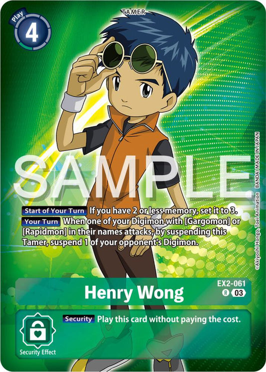 Henry Wong (Reprint) - Starter Deck 17: Double Typhoon Advanced Deck Set (ST-17)EX02