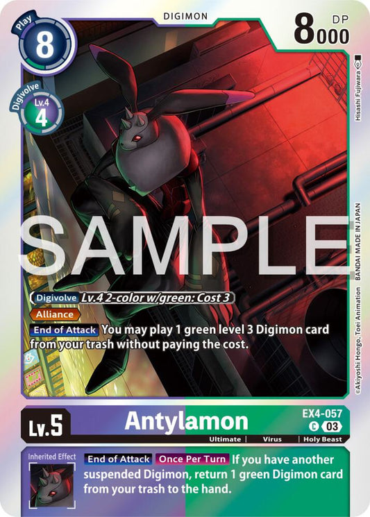 Antylamon (Reprint) - Starter Deck 17: Double Typhoon Advanced Deck Set (ST-17) EX04