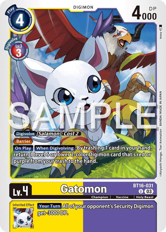 Gatomon - Beginning Observer (BT16)