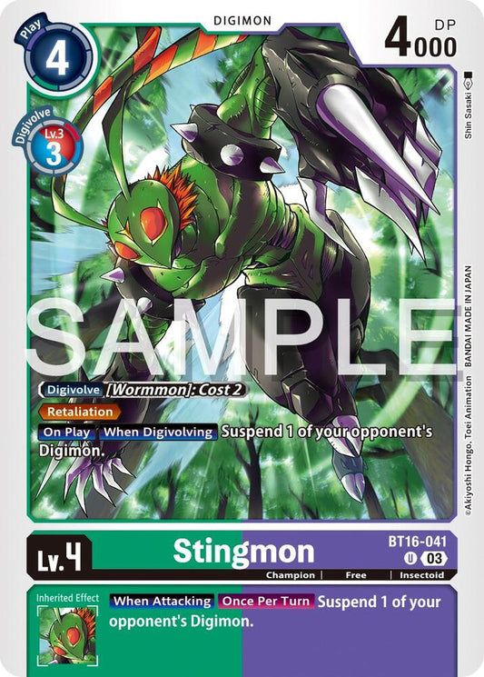 Stingmon - Beginning Observer (BT16)