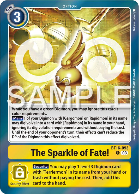 The Sparkle of Fate! - Beginning Observer (BT16)