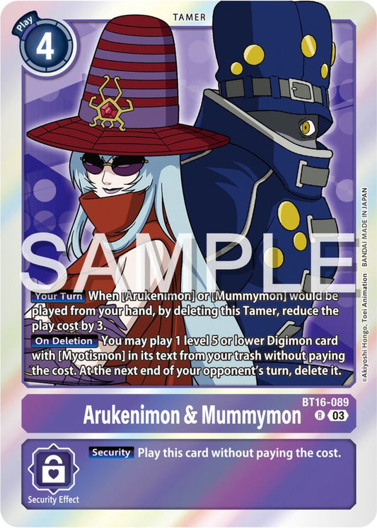 Arukenimon & Mummymon - Beginning Observer (BT16)