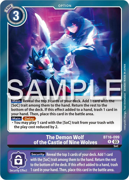 The Demon Wolf of the Castle of Nine Wolves - Beginning Observer (BT16)