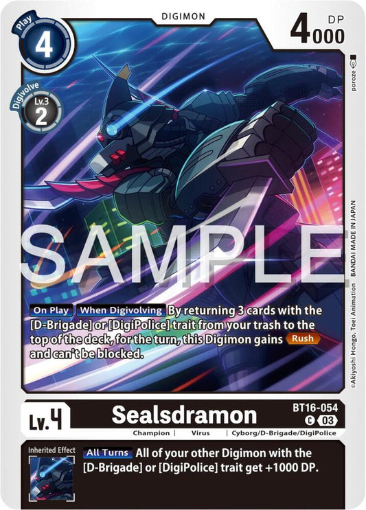 Sealsdramon - Beginning Observer (BT16)