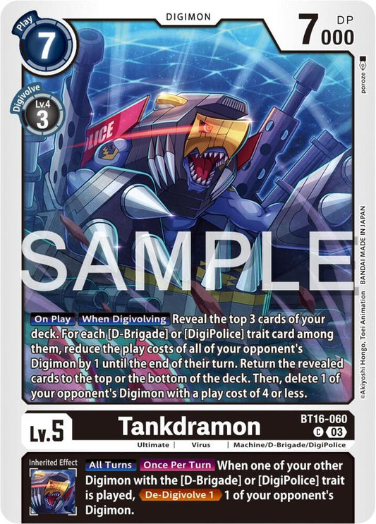 Tankdramon - Beginning Observer (BT16)
