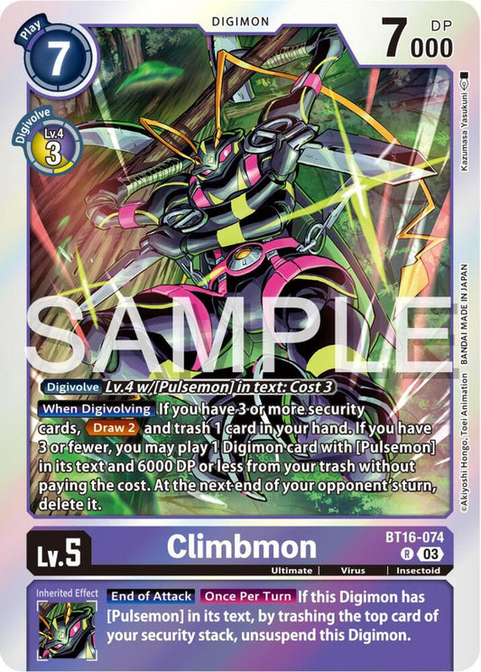 Climbmon - Beginning Observer (BT16)