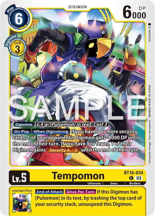 Tempomon - Beginning Observer (BT16)