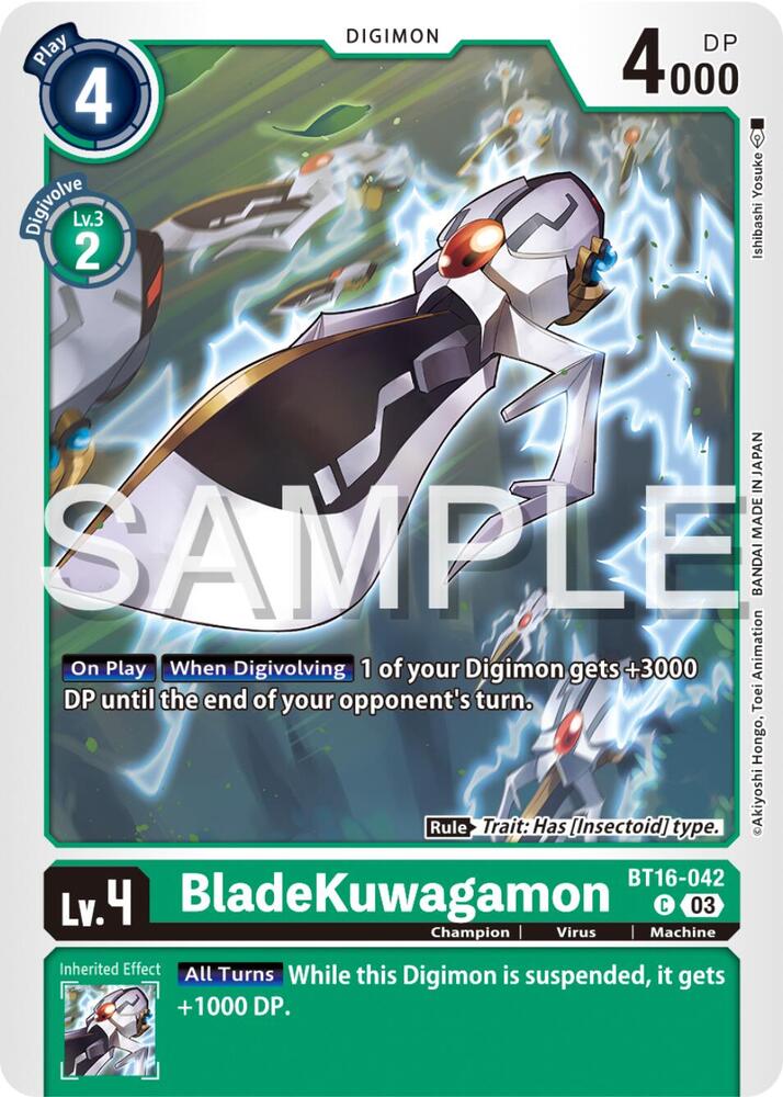 BladeKuwagamon - Beginning Observer (BT16)