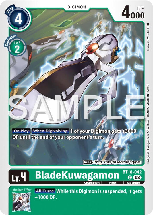 BladeKuwagamon - Beginning Observer (BT16)