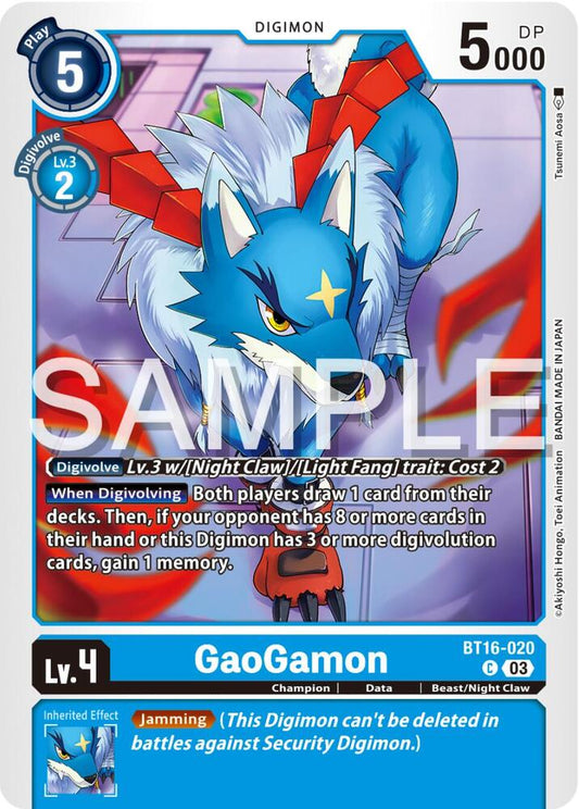 GaoGamon - Beginning Observer (BT16)