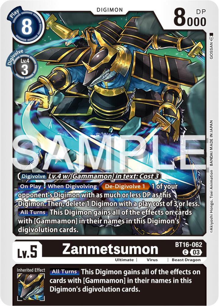 Zanmetsumon - Beginning Observer (BT16)