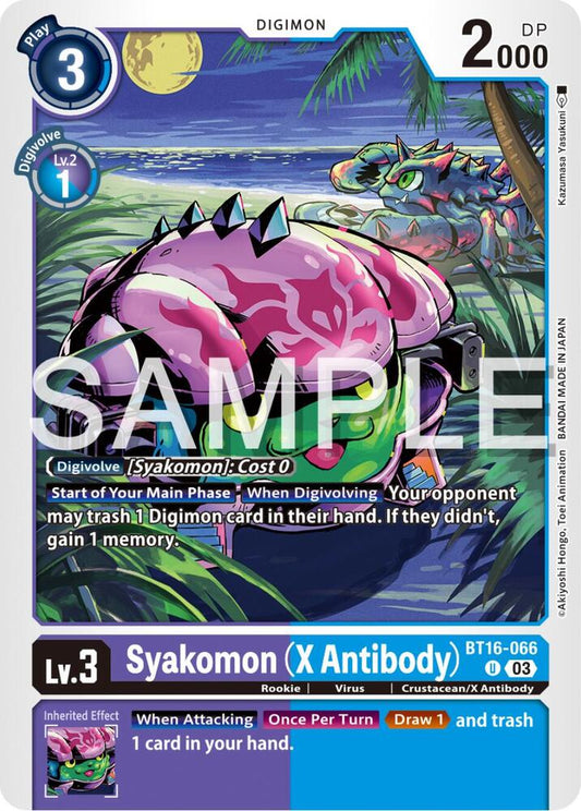 Syakomon (X Antibody) - Beginning Observer (BT16)