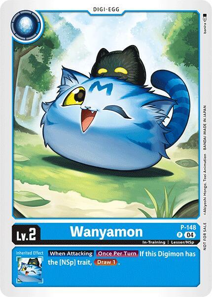 Wanyamon - P-148 (Store Tournament 2024 Jul. - Sep. Participation Pack) - Digimon Promotion Cards (D-PR)