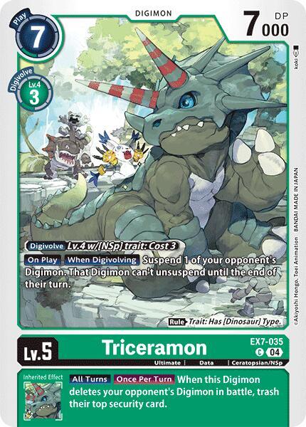 Triceramon - Digimon LIBERATOR (EX07)