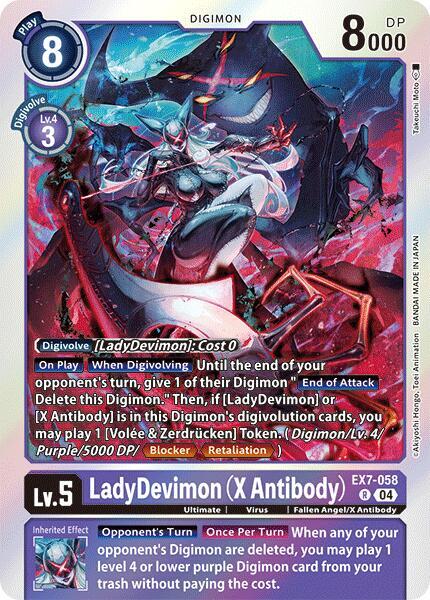 LadyDevimon (X Antibody) - Digimon LIBERATOR (EX07)