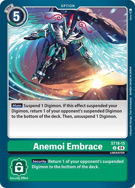 Anemoi Embrace - Starter Deck 18: Guardian Vortex (ST-18)