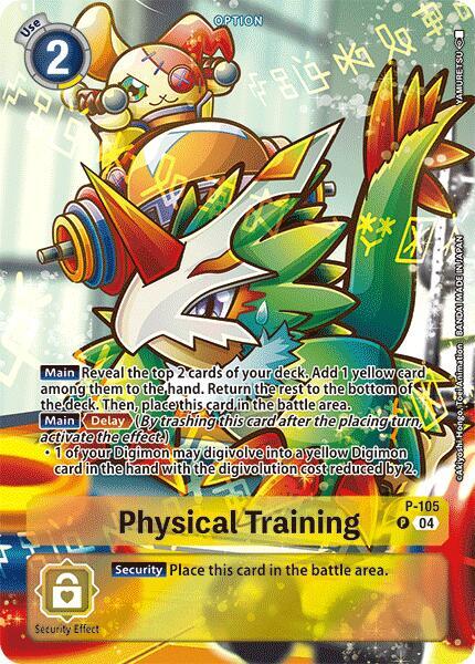 Physical Training (Starter Deck 18 Exclusive) - Digimon Promotion Cards (D-PR)