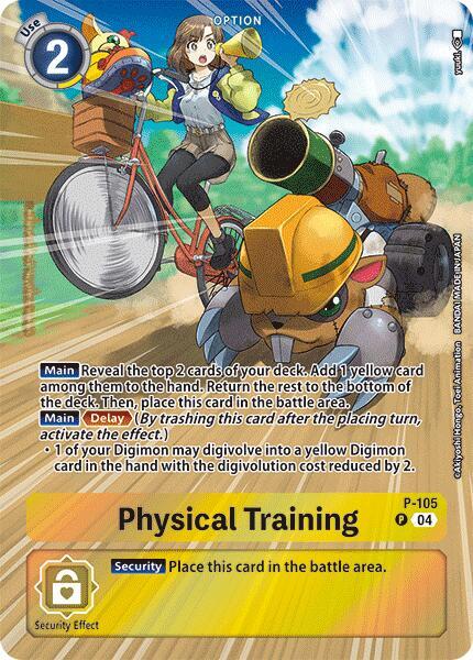 Physical Training (Starter Deck 19 Exclusive) - Digimon Promotion Cards (D-PR)