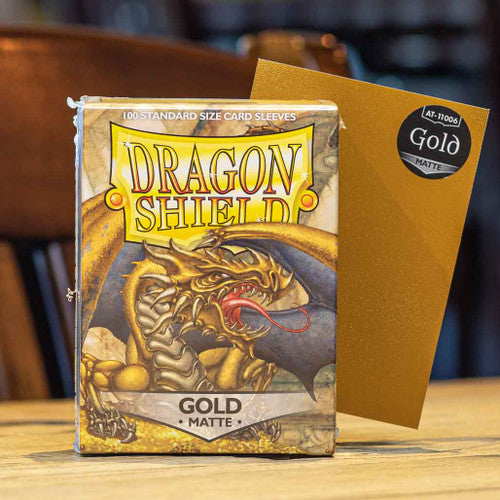 Dragon Shield Gold Matte Sleeves