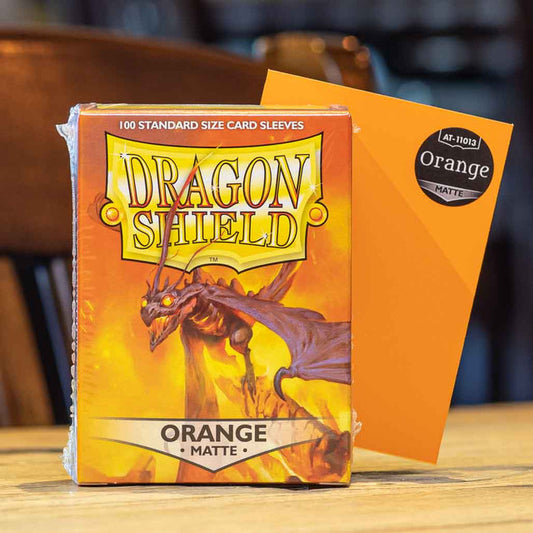 Dragon Shield Orange Matte Sleeves