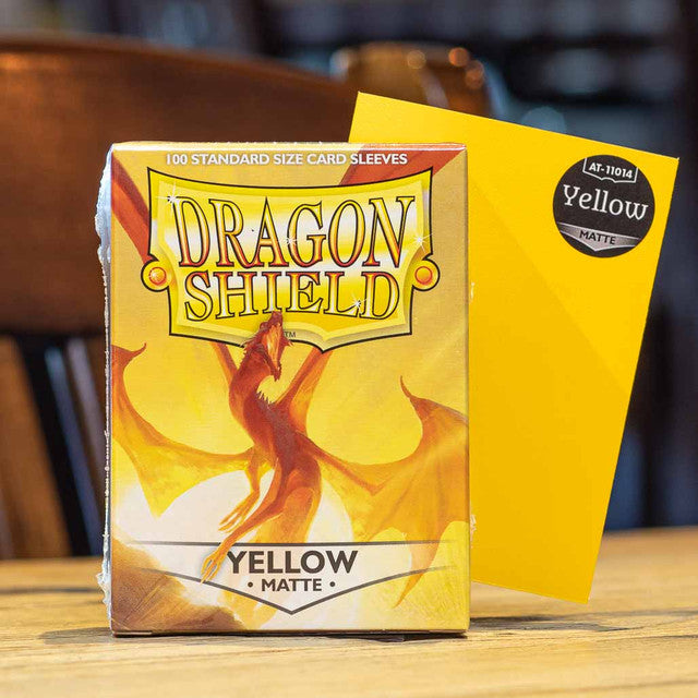 Dragon Shield Yellow Matte Sleeves